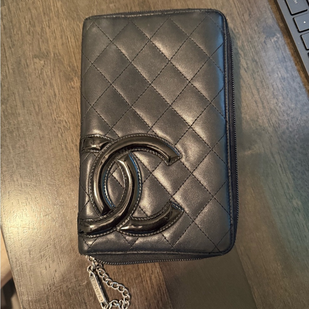 Chanel Cambon Black Wallet